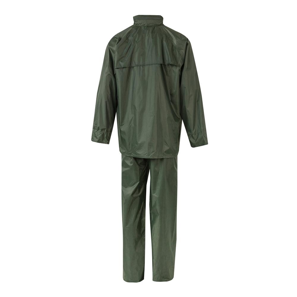 VL SEDNA. Costum de ploaie (225g/m²), din două piese, din poliester (100%) cu înveliș din PVC Verde M