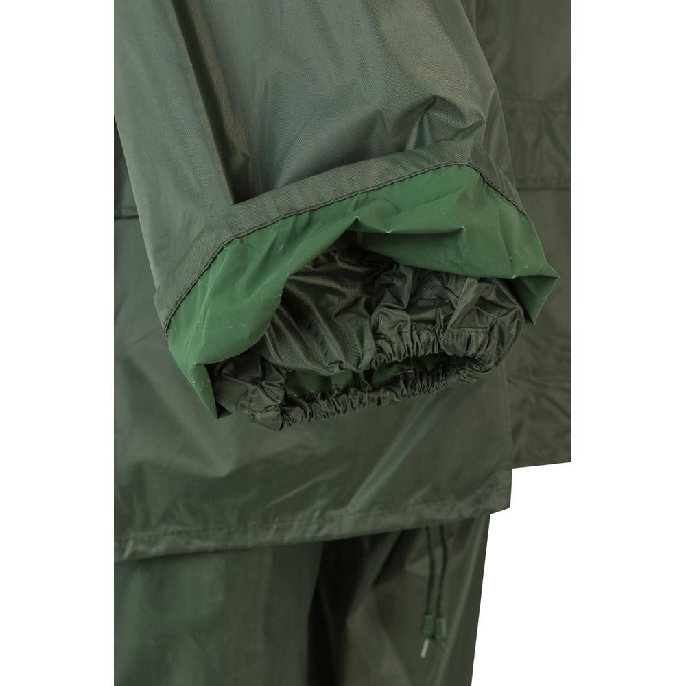 VL SEDNA. Costum de ploaie (225g/m²), din două piese, din poliester (100%) cu înveliș din PVC Verde M