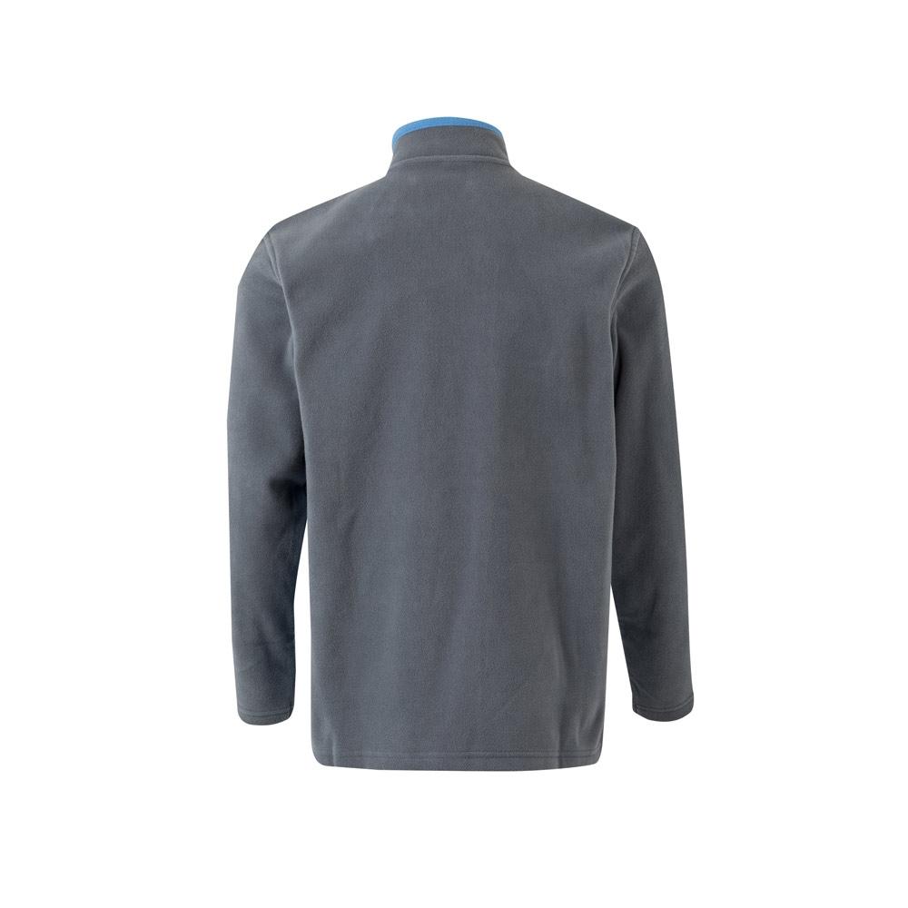 VL GERAS. Jachetă fleece bicoloră (220g/m²) din poliester (100%) Gri Albastru deschis L
