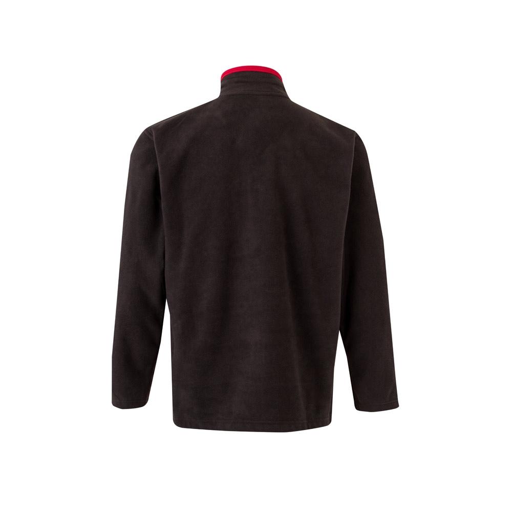 VL GERAS. Jachetă fleece bicoloră (220g/m²) din poliester (100%) Negru Roșu M