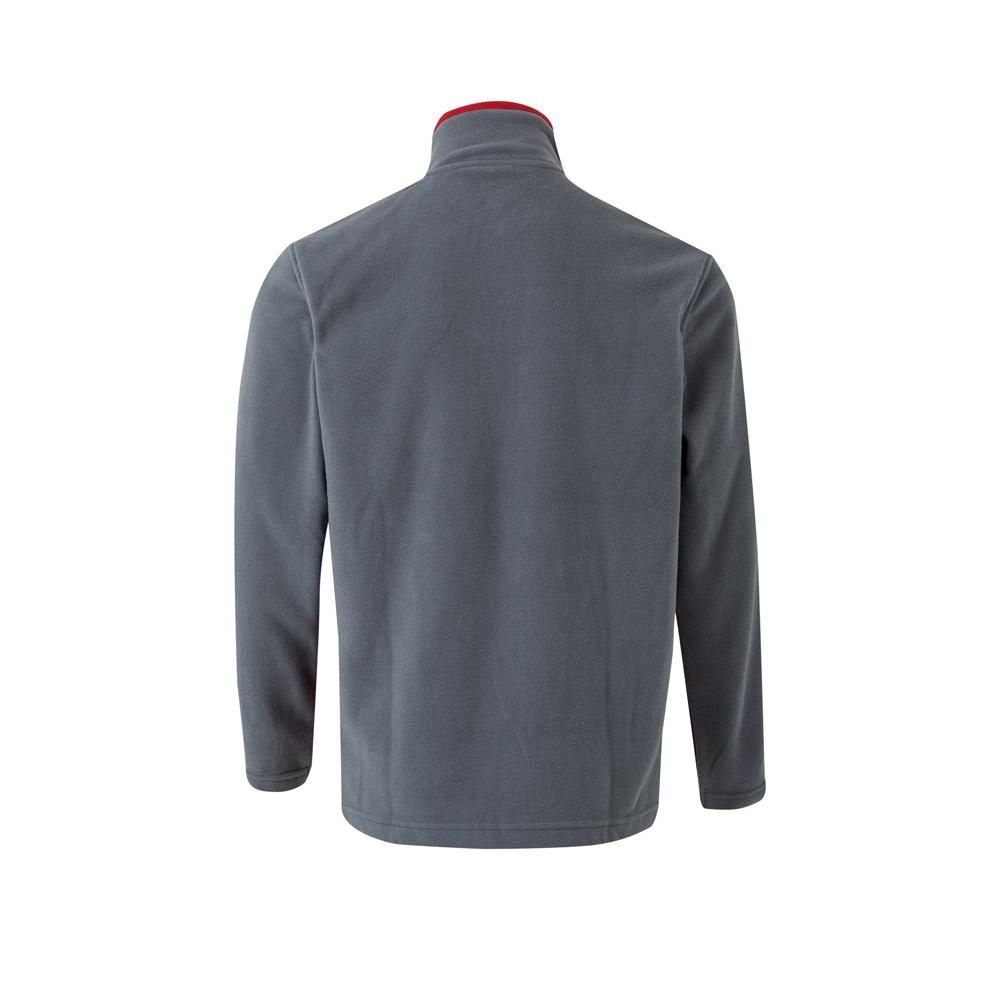VL GERAS. Jachetă fleece bicoloră (220g/m²) din poliester (100%) Gri Roșu XL