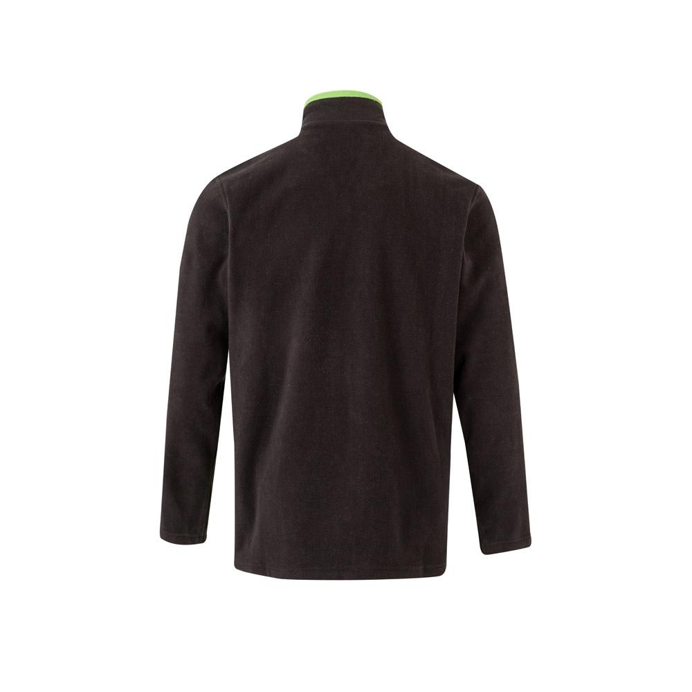 VL GERAS. Jachetă fleece bicoloră (220g/m²) din poliester (100%) Negru Verde XL