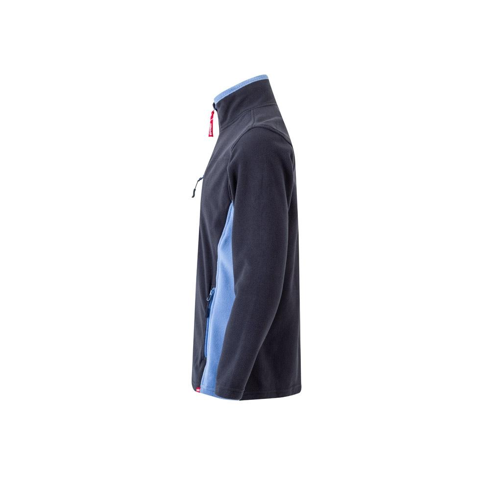 VL GERAS. Jachetă fleece bicoloră (220g/m²) din poliester (100%) Albastru Albastru deschis L