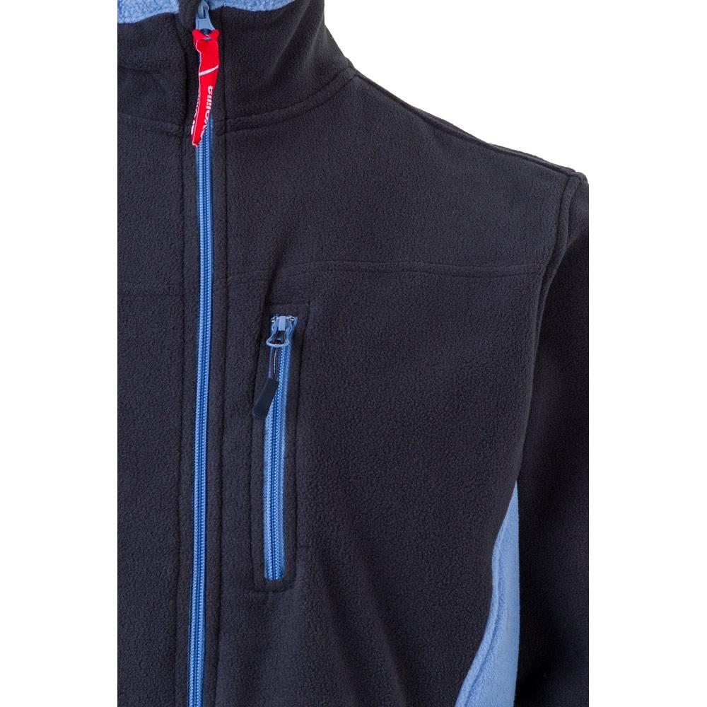 VL GERAS. Jachetă fleece bicoloră (220g/m²) din poliester (100%) Albastru Albastru deschis L