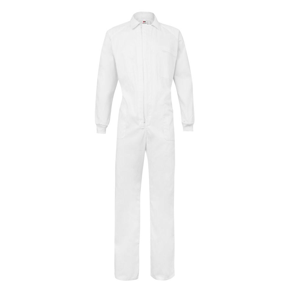 VL YAMA. Salopetă din twill (200 g/m²), din bumbac (35%) și poliester (65%) Alb