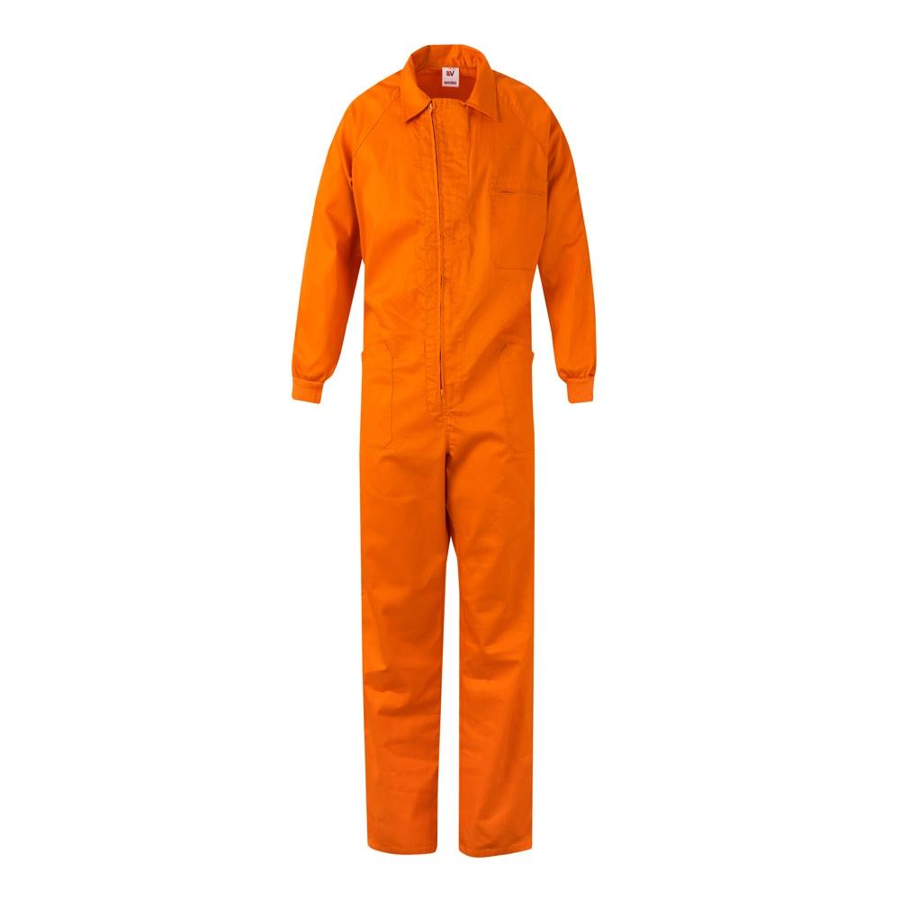 VL YAMA. Salopetă din twill (200 g/m²), din bumbac (35%) și poliester (65%) Portocaliu