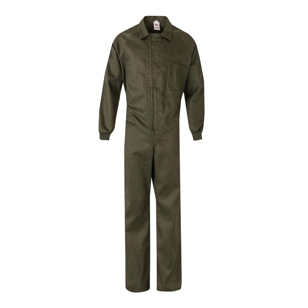 VL YAMA. Salopetă din twill (200 g/m²), din bumbac (35%) și poliester (65%) Verde armată