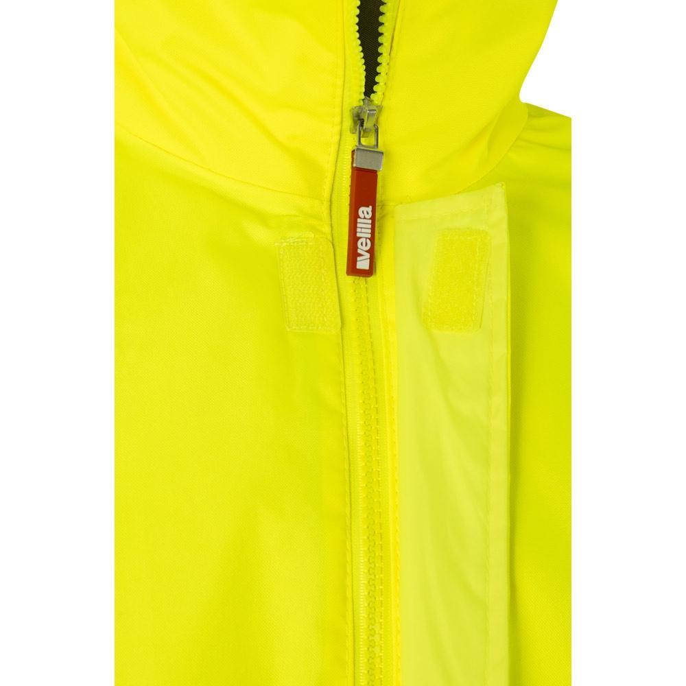 VL THEMIS LARGE. Parka bicoloră (190g/m²), din poliester (100%), cu strat PU Verde Galben 5XL
