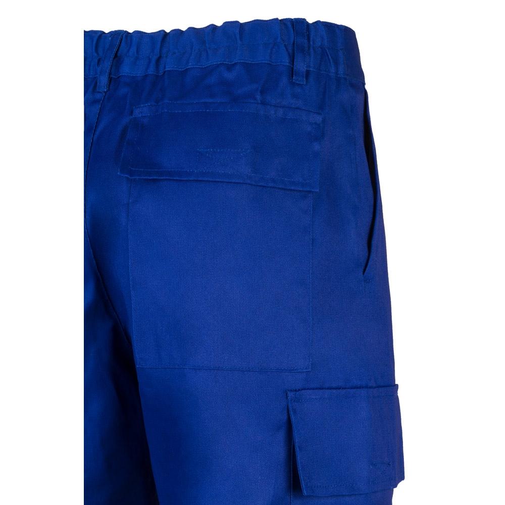 VL AINE. Pantaloni din twill cu buzunare multiple (190g/m²), din bumbac (20%) și poliester (80%) Albastru Royal 56
