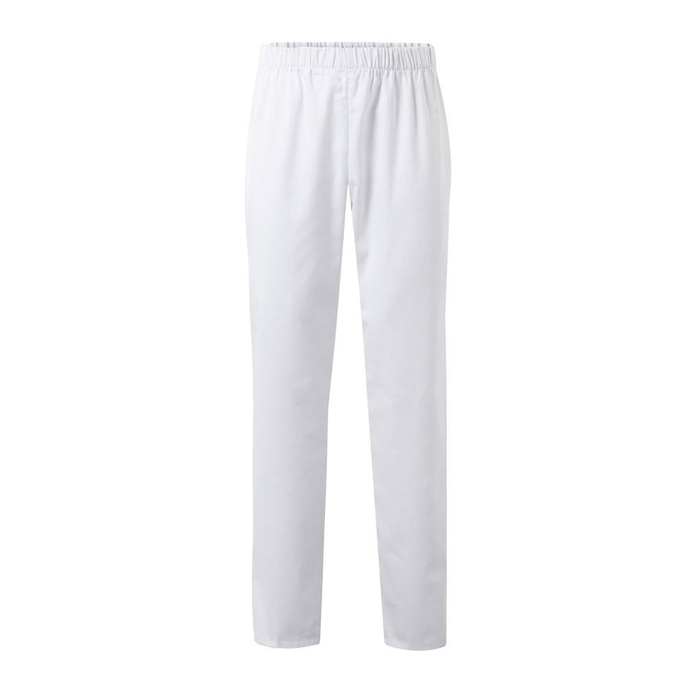 VL TYCHE. Pantaloni din twill (190g/m²), din bumbac (35%) și poliester (65%) Alb XXL