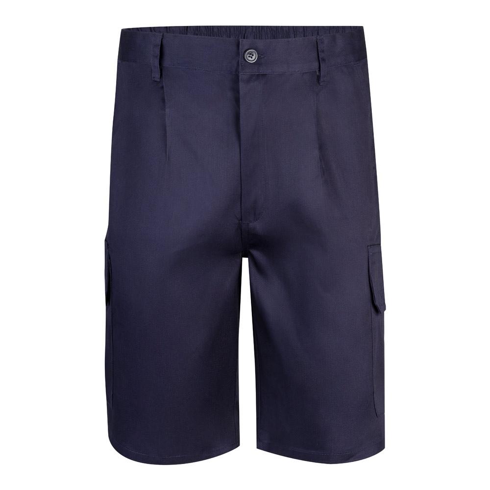 VL CHIONE. Bermude din twill cu buzunare multiple (200 g/m²), din bumbac (35%) și poliester (65%) Albastru