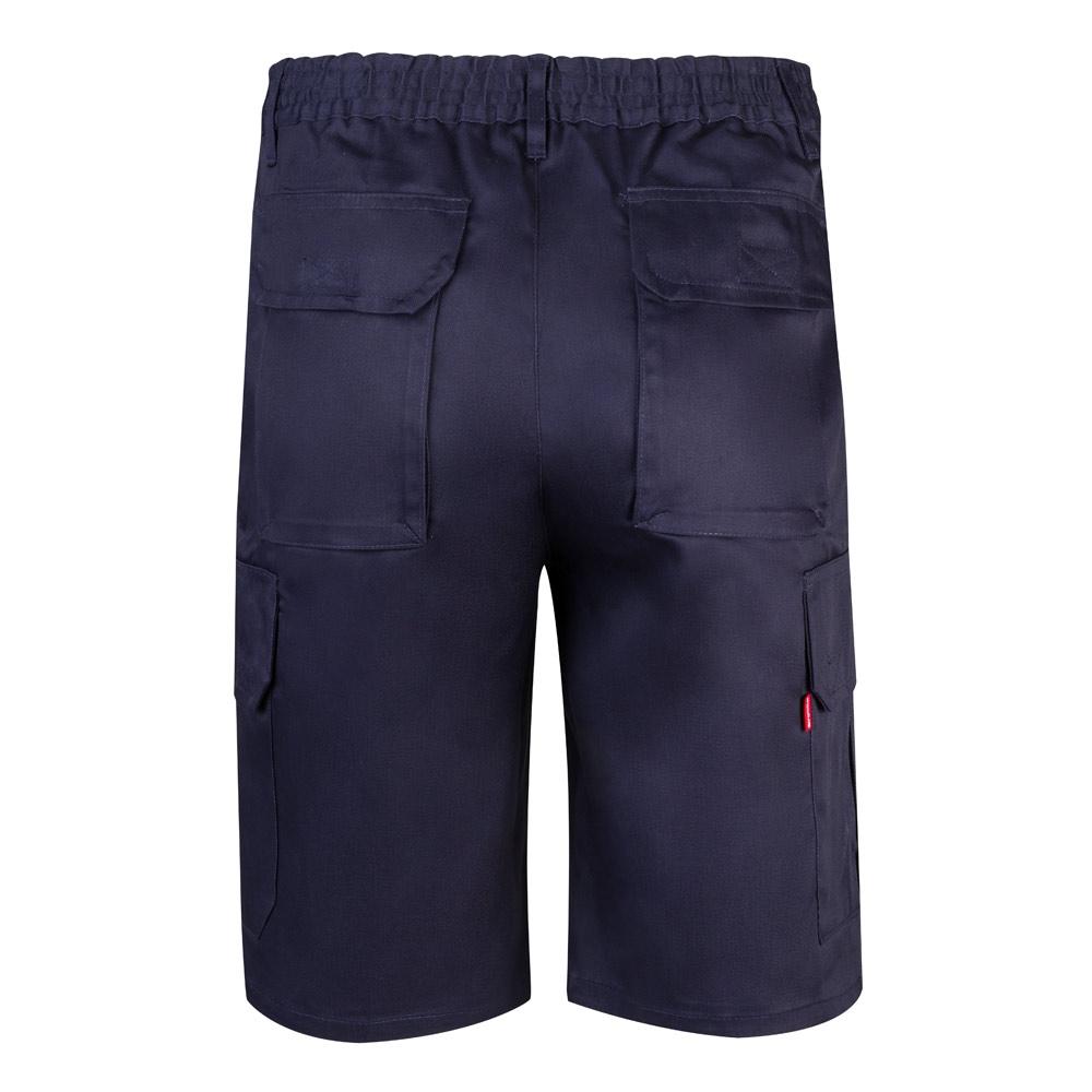 VL CHIONE. Bermude din twill cu buzunare multiple (200 g/m²), din bumbac (35%) și poliester (65%) Albastru 50