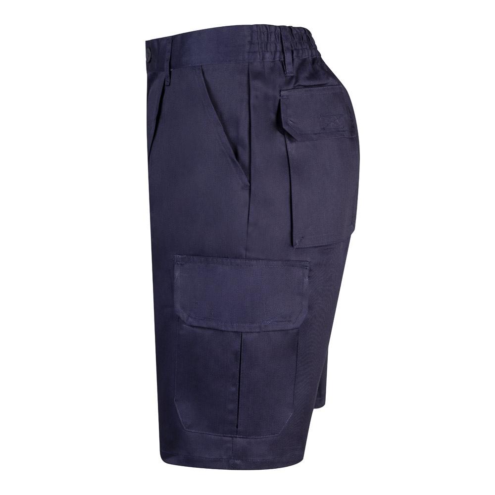 VL CHIONE. Bermude din twill cu buzunare multiple (200 g/m²), din bumbac (35%) și poliester (65%) Albastru 50
