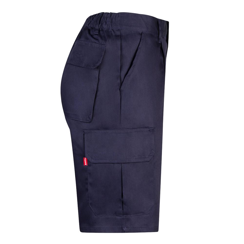VL CHIONE. Bermude din twill cu buzunare multiple (200 g/m²), din bumbac (35%) și poliester (65%) Albastru 50