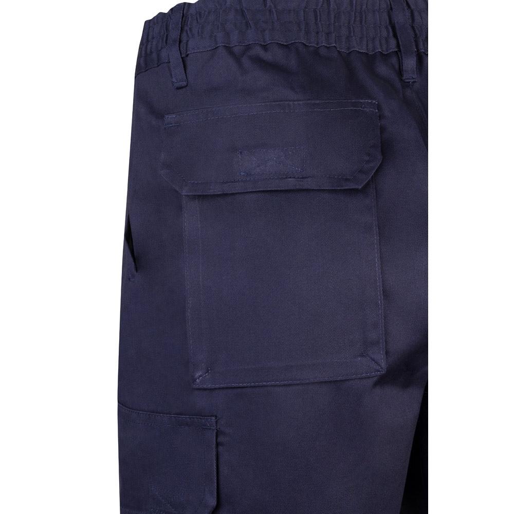 VL CHIONE. Bermude din twill cu buzunare multiple (200 g/m²), din bumbac (35%) și poliester (65%) Albastru 50