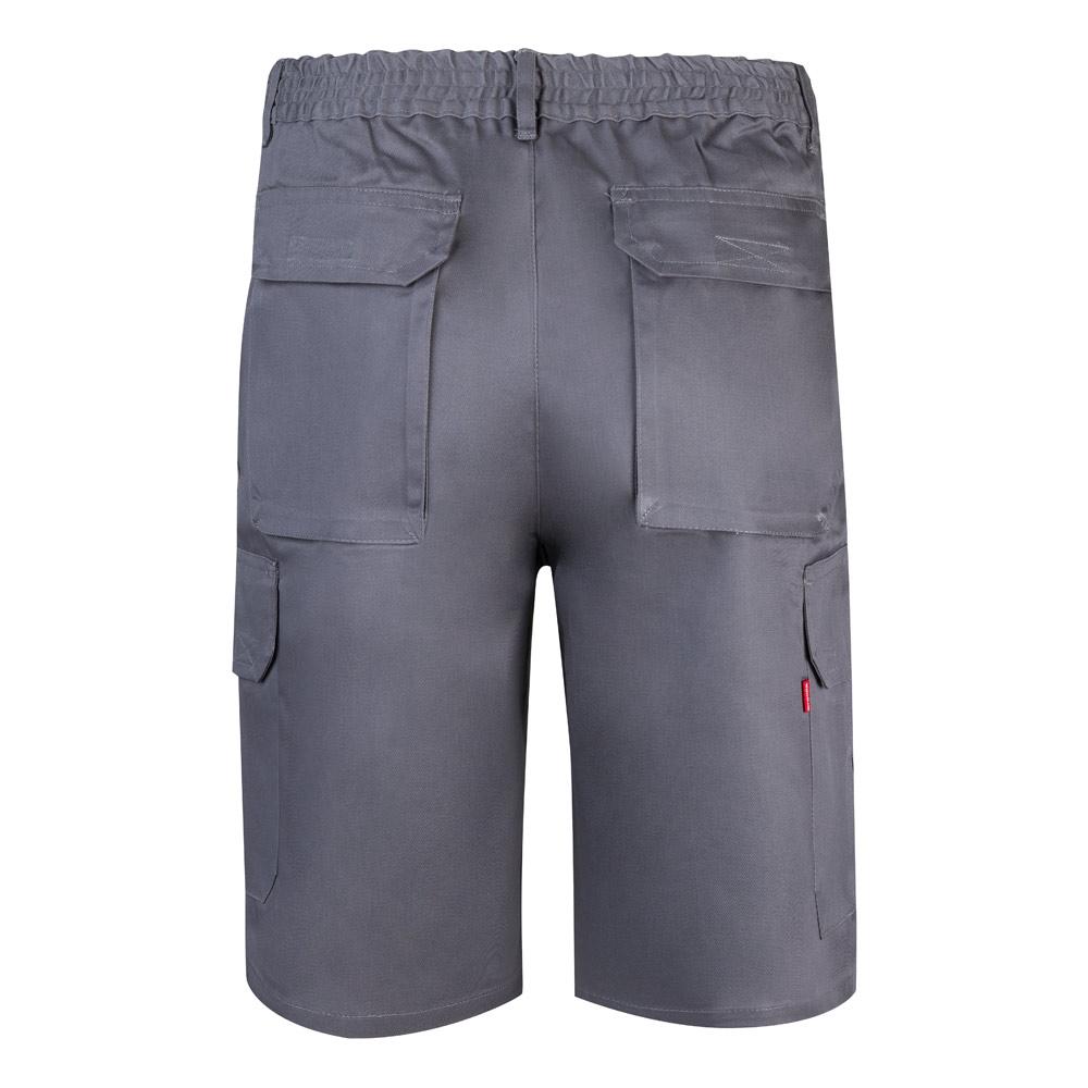 VL CHIONE. Bermude din twill cu buzunare multiple (200 g/m²), din bumbac (35%) și poliester (65%) Gri 50