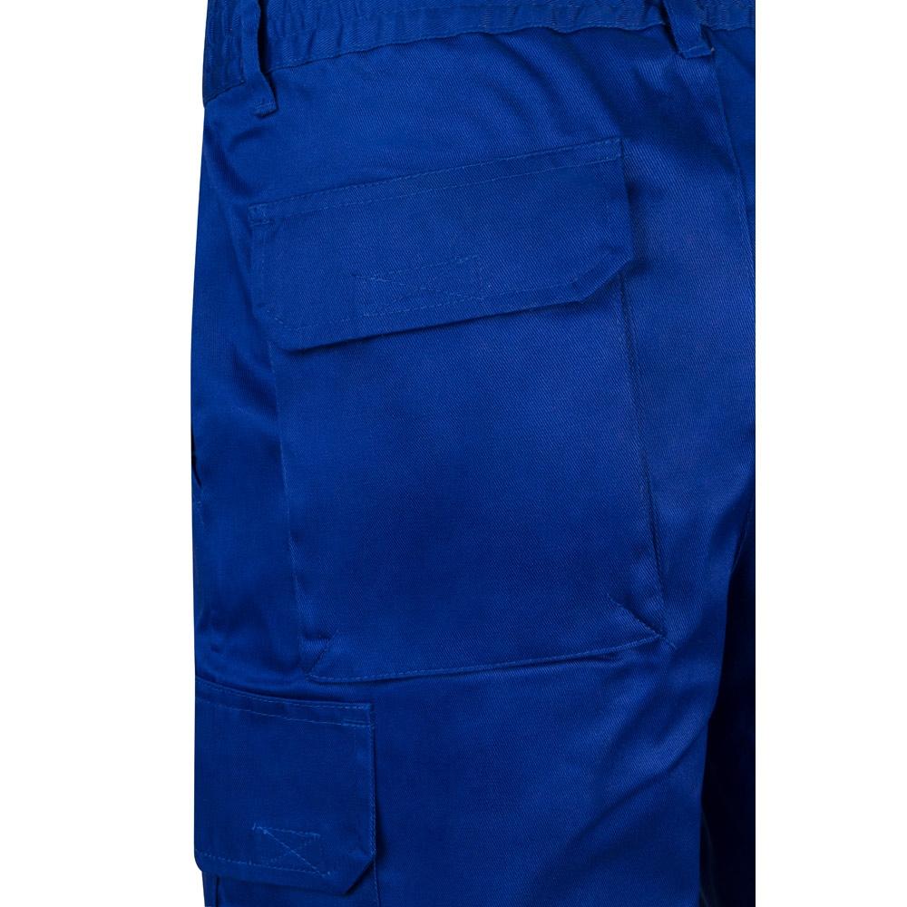 VL CHIONE. Bermude din twill cu buzunare multiple (200 g/m²), din bumbac (35%) și poliester (65%) Albastru Royal 58