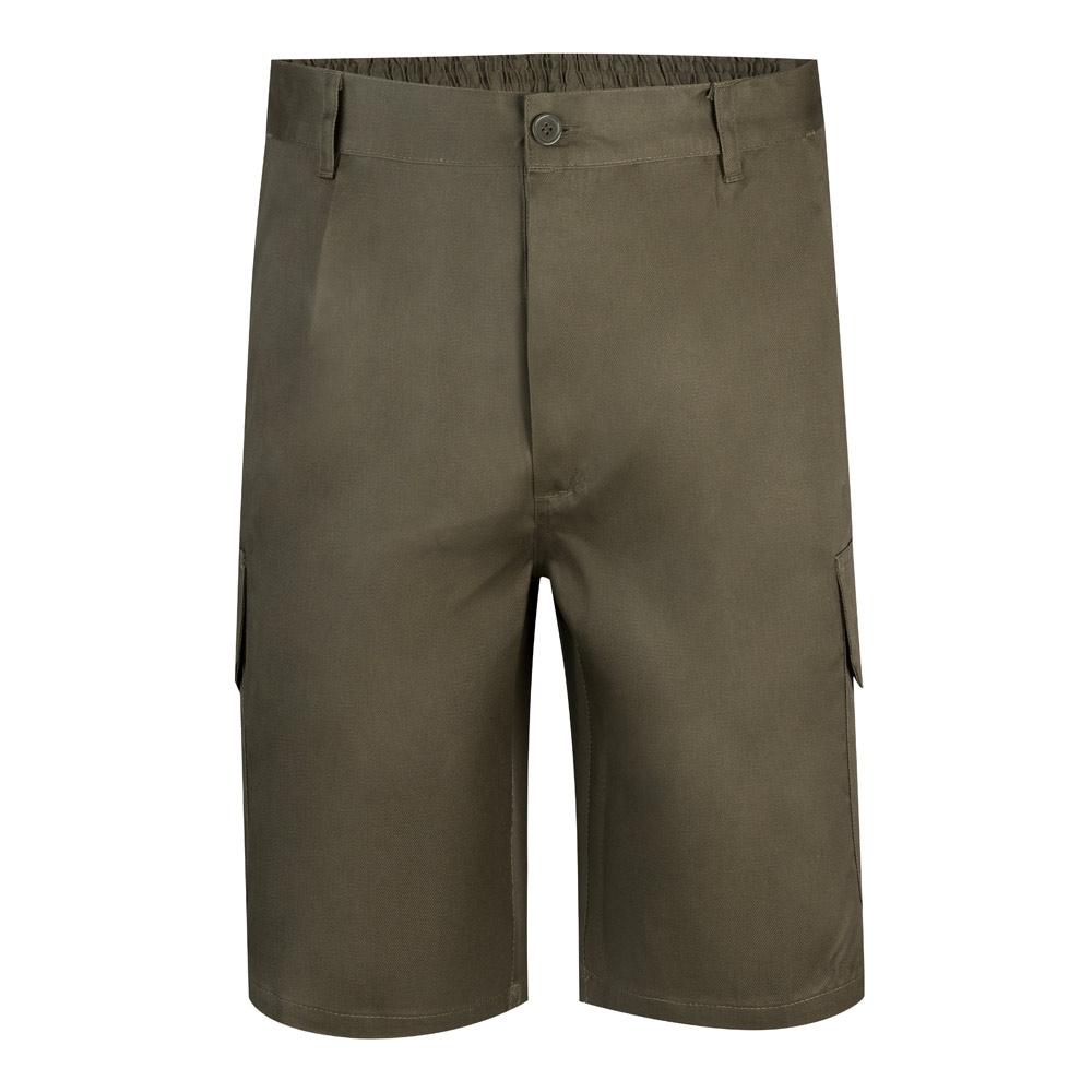 VL CHIONE. Bermude din twill cu buzunare multiple (200 g/m²), din bumbac (35%) și poliester (65%) Verde armată