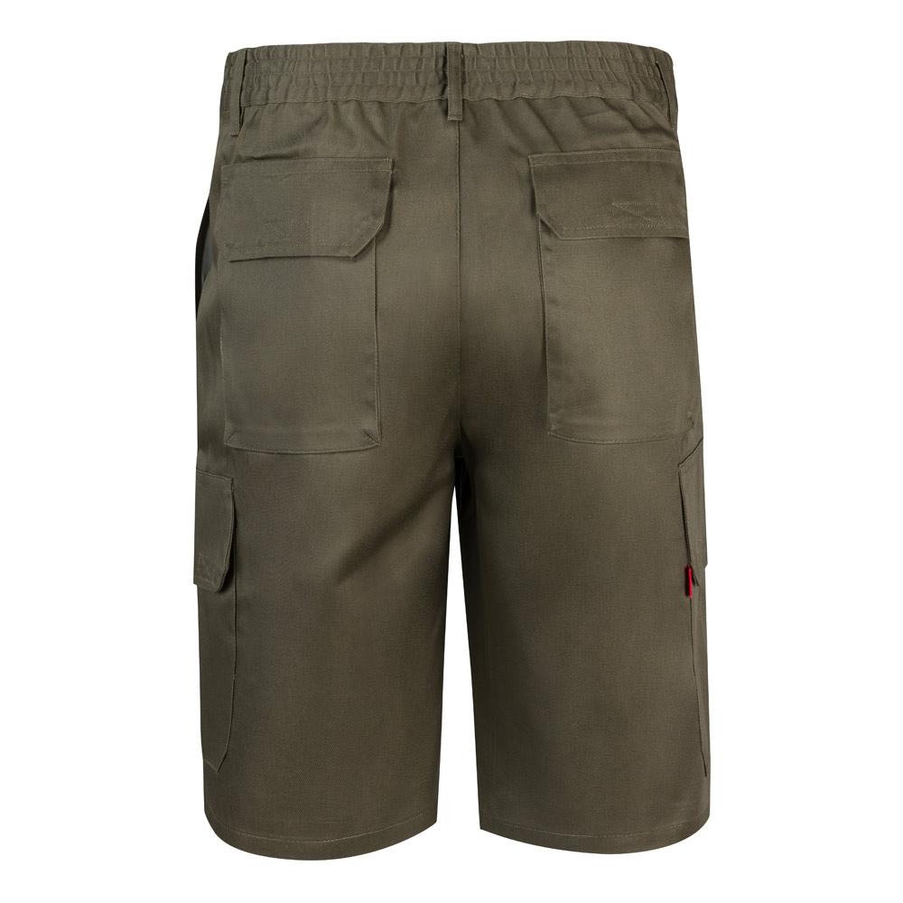 VL CHIONE. Bermude din twill cu buzunare multiple (200 g/m²), din bumbac (35%) și poliester (65%) Verde armată 58
