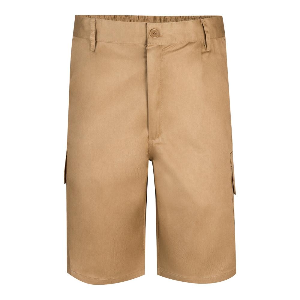 VL CHIONE. Bermude din twill cu buzunare multiple (200 g/m²), din bumbac (35%) și poliester (65%) Natural
