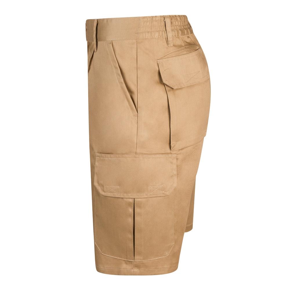 VL CHIONE. Bermude din twill cu buzunare multiple (200 g/m²), din bumbac (35%) și poliester (65%) Natural 44