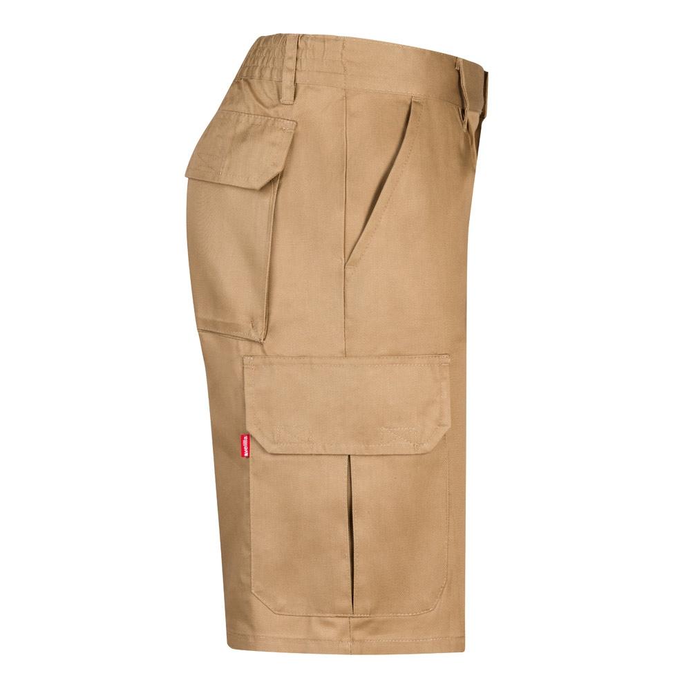 VL CHIONE. Bermude din twill cu buzunare multiple (200 g/m²), din bumbac (35%) și poliester (65%) Natural 44