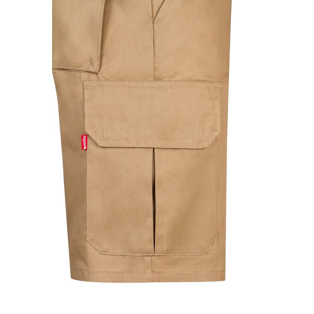 VL CHIONE. Bermude din twill cu buzunare multiple (200 g/m²), din bumbac (35%) și poliester (65%) Natural 44