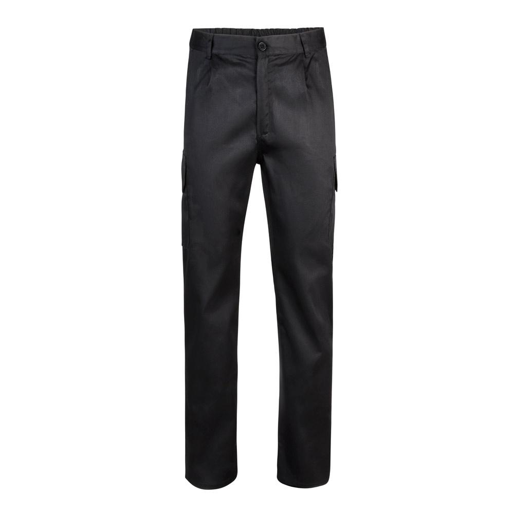 VL MABON. Pantaloni din twill cu mai multe buzunare (200g/m²), din bumbac (35%) și poliester (65%) Negru 36