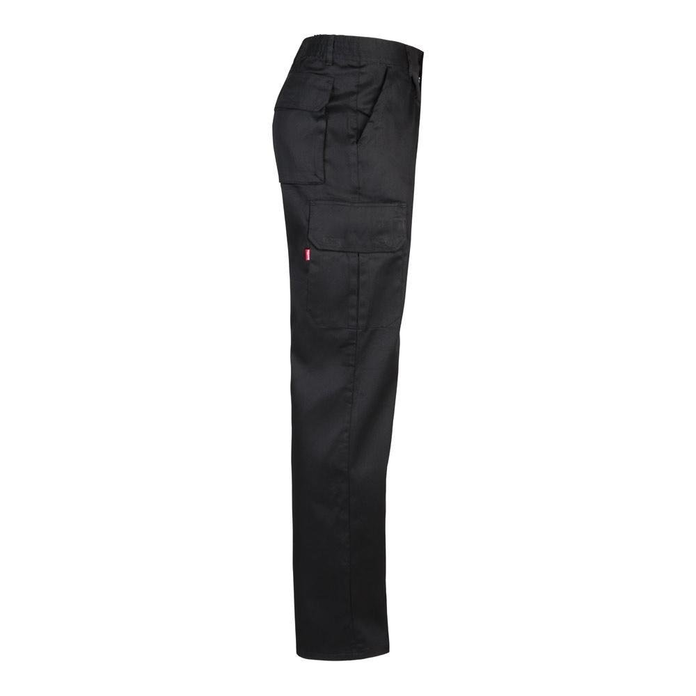 VL MABON. Pantaloni din twill cu mai multe buzunare (200g/m²), din bumbac (35%) și poliester (65%) Negru 36