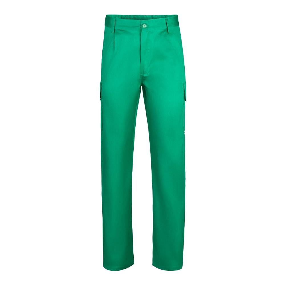 VL MABON. Pantaloni din twill cu mai multe buzunare (200g/m²), din bumbac (35%) și poliester (65%) Verde