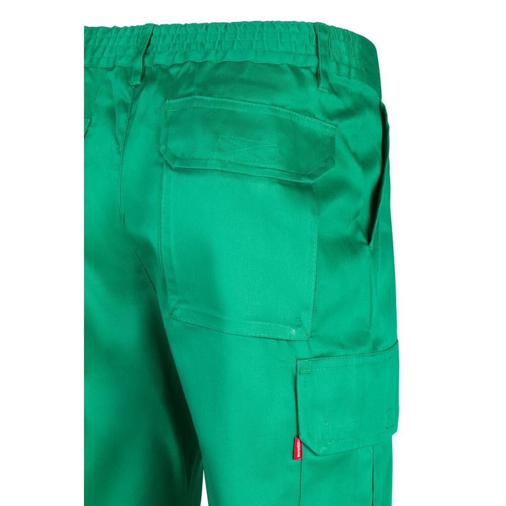 VL MABON. Pantaloni din twill cu mai multe buzunare (200g/m²), din bumbac (35%) și poliester (65%) Verde 54