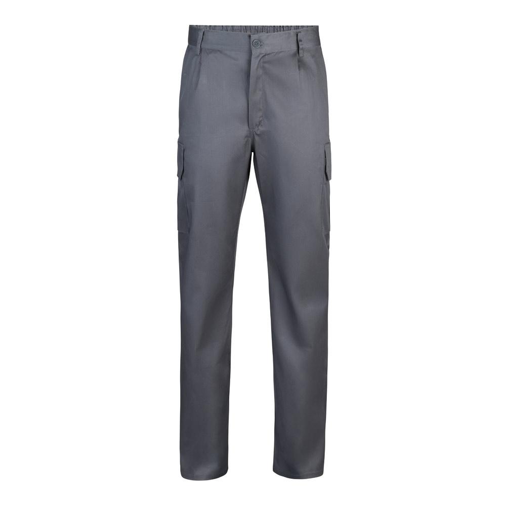 VL MABON. Pantaloni din twill cu mai multe buzunare (200g/m²), din bumbac (35%) și poliester (65%) Gri