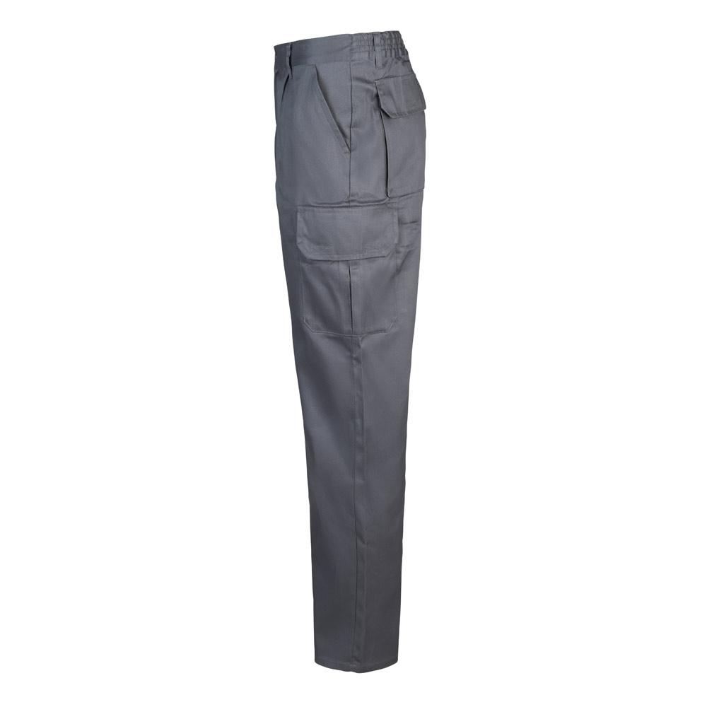 VL MABON. Pantaloni din twill cu mai multe buzunare (200g/m²), din bumbac (35%) și poliester (65%) Gri 50