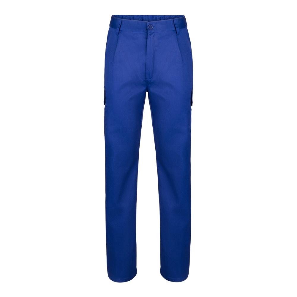 VL MABON. Pantaloni din twill cu mai multe buzunare (200g/m²), din bumbac (35%) și poliester (65%) Albastru Royal 60