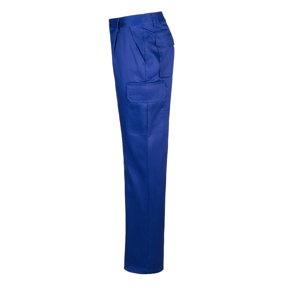VL MABON. Pantaloni din twill cu mai multe buzunare (200g/m²), din bumbac (35%) și poliester (65%) Albastru Royal 44
