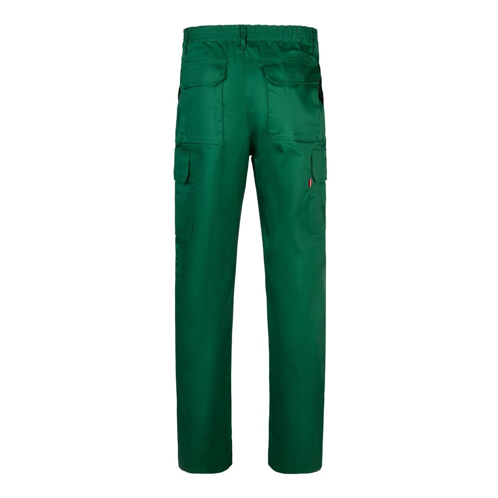 VL MABON. Pantaloni din twill cu mai multe buzunare (200g/m²), din bumbac (35%) și poliester (65%) Verde închis 46