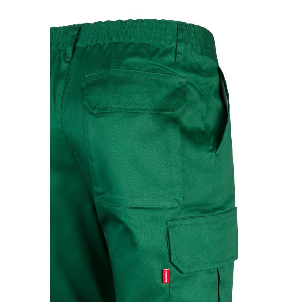 VL MABON. Pantaloni din twill cu mai multe buzunare (200g/m²), din bumbac (35%) și poliester (65%) Verde închis 46