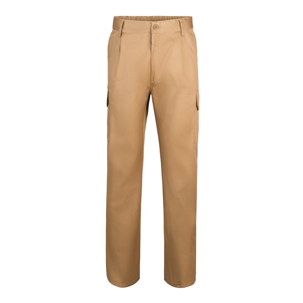 VL MABON. Pantaloni din twill cu mai multe buzunare (200g/m²), din bumbac (35%) și poliester (65%) Natural 60