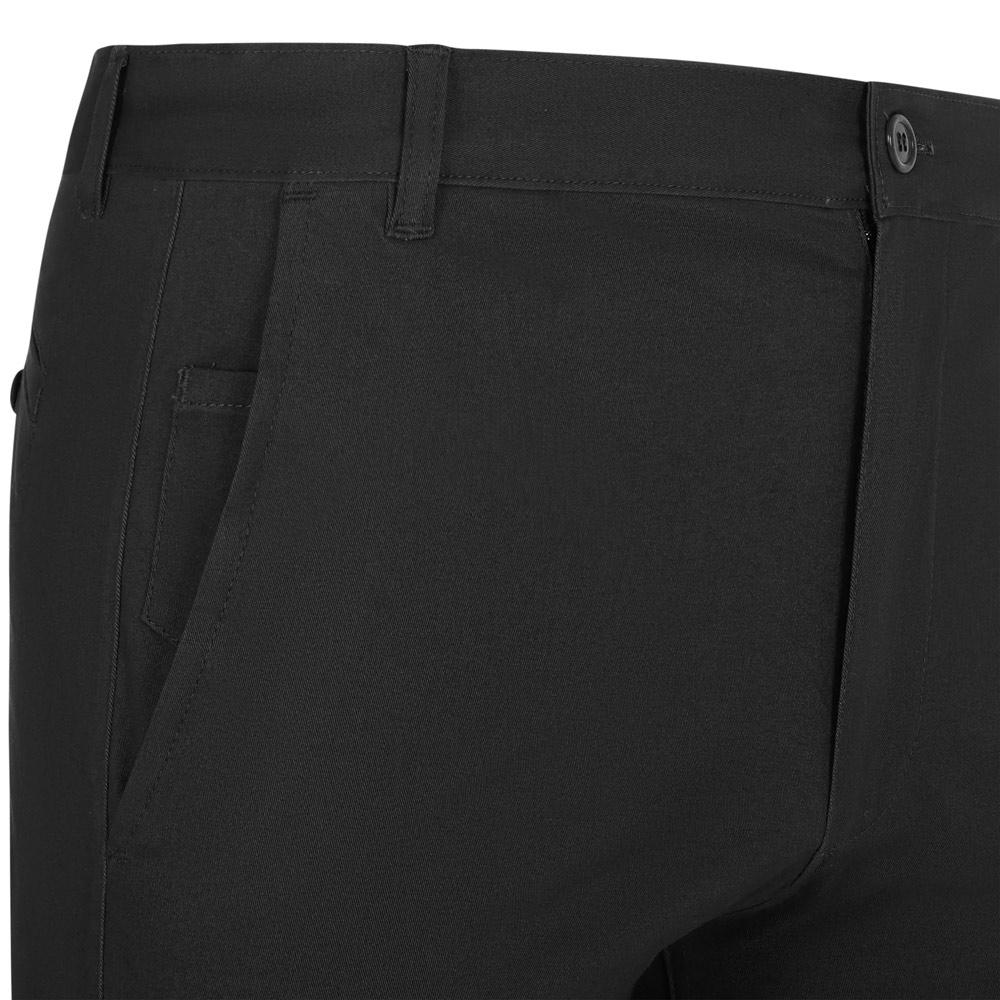 VL VISHNU. Pantaloni chino stretch unisex (260g/m²), din bumbac (98%) și elastan (2%) Negru 34