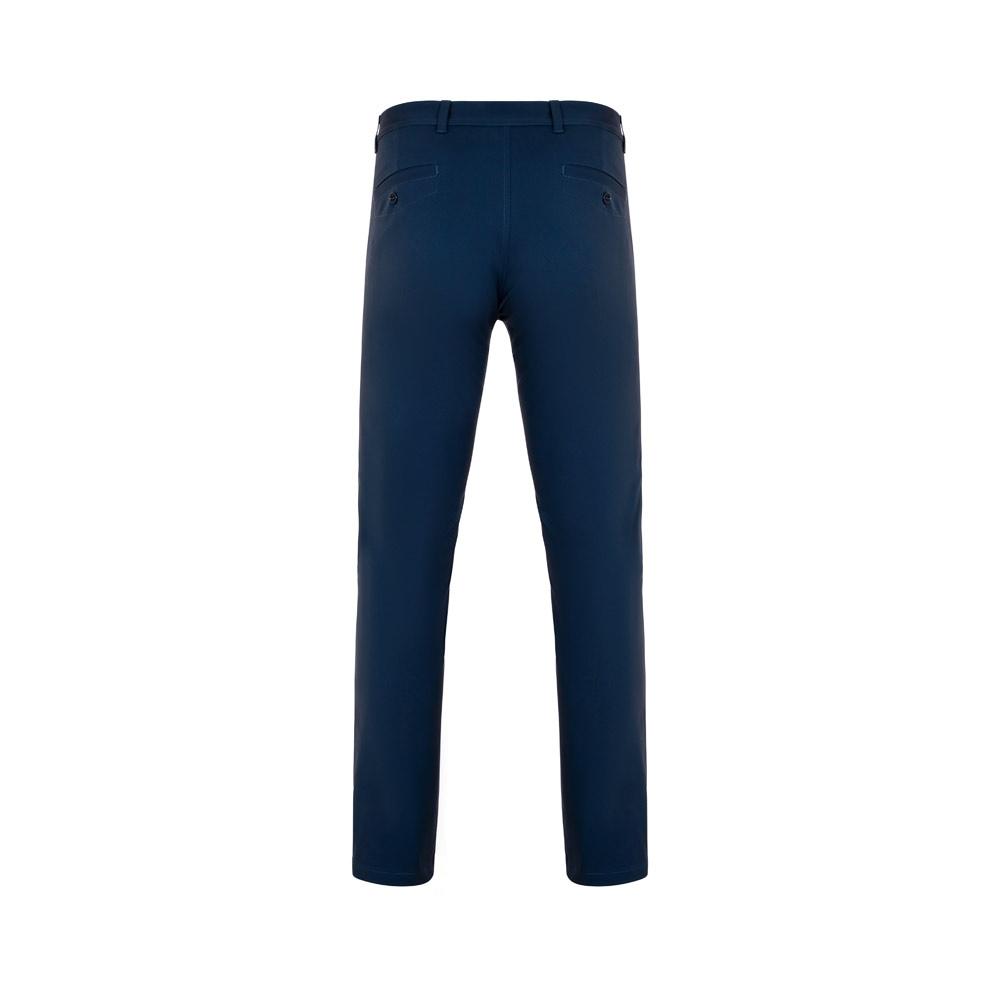 VL VISHNU. Pantaloni chino stretch unisex (260g/m²), din bumbac (98%) și elastan (2%) Albastru marin 38