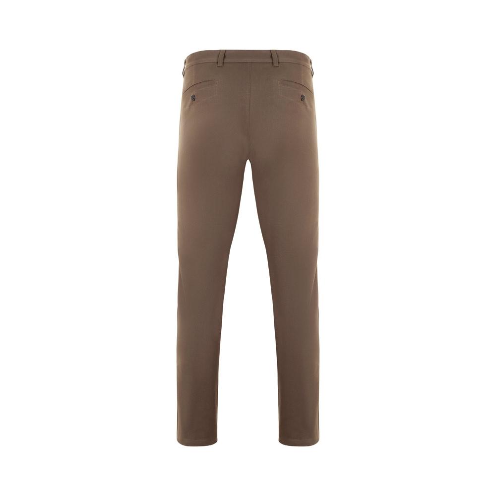 VL VISHNU. Pantaloni chino stretch unisex (260g/m²), din bumbac (98%) și elastan (2%) Natural deschis 48