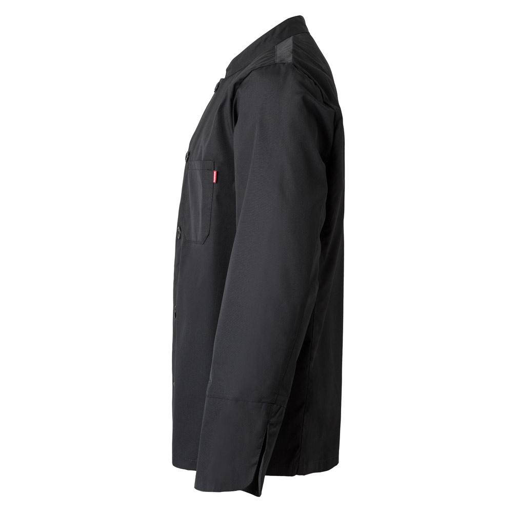 VL KALI. Jachetă de bucătărie cu mânecă lungă (175g/m²), din bumbac (35%) și poliester (65%) Negru 56