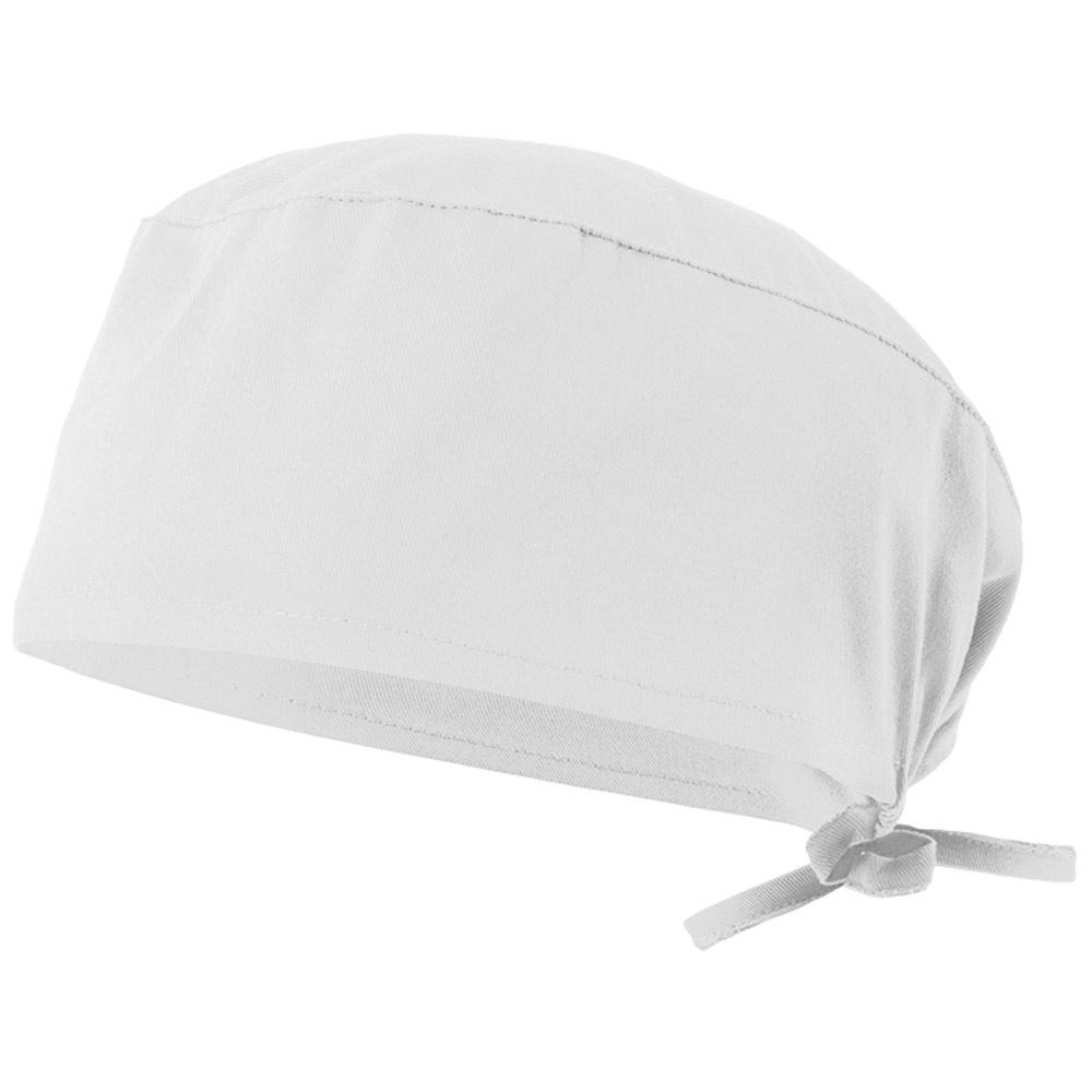 VL ENLIL. Șapcă sanitară din twill (190g/m²), din bumbac (35%) și poliester (65%) Alb