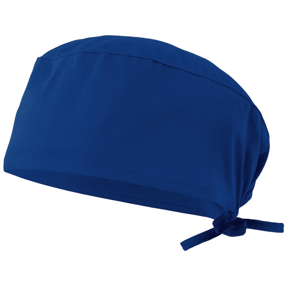 VL ENLIL. Șapcă sanitară din twill (190g/m²), din bumbac (35%) și poliester (65%) Albastru Royal