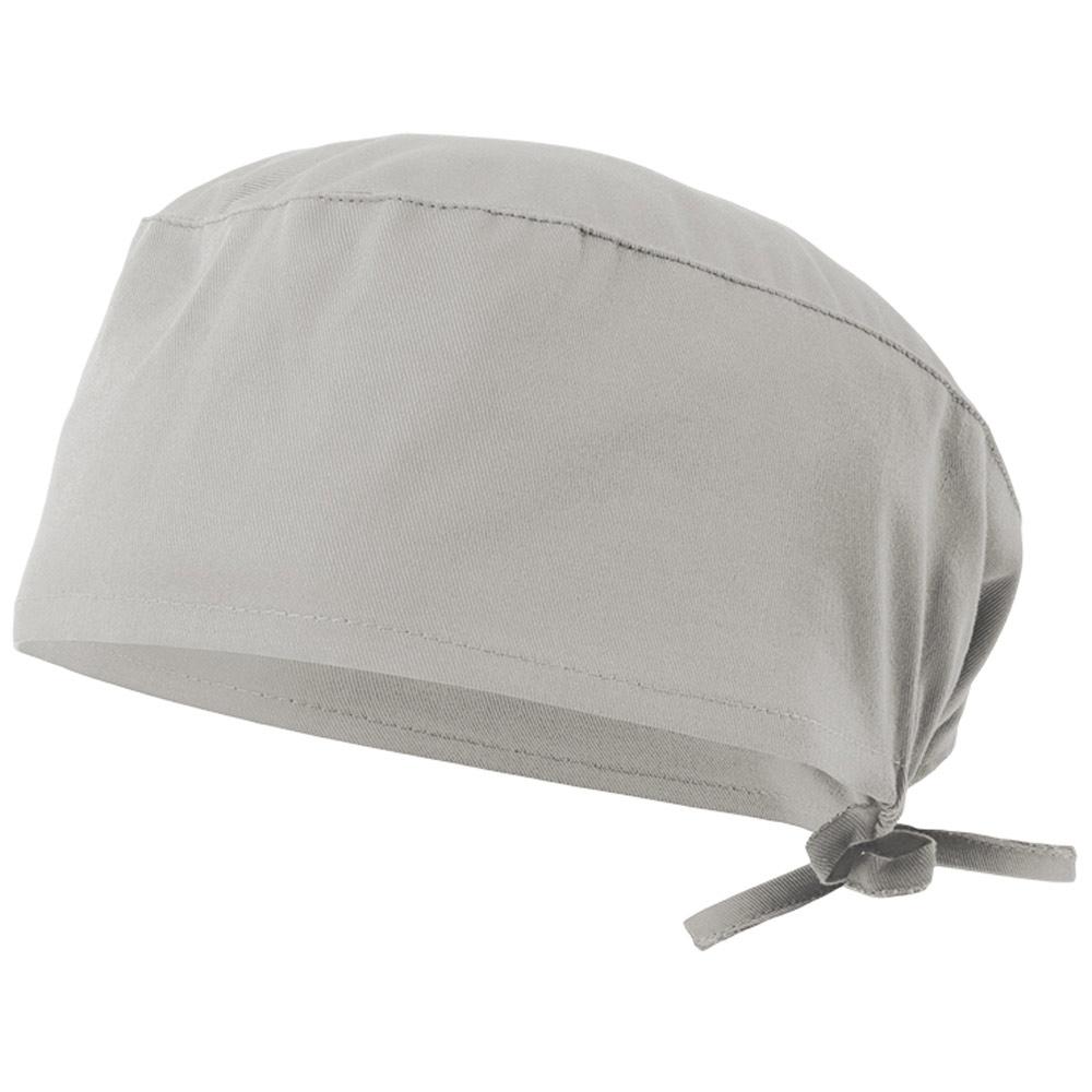 VL ENLIL. Șapcă sanitară din twill (190g/m²), din bumbac (35%) și poliester (65%) Gri deschis