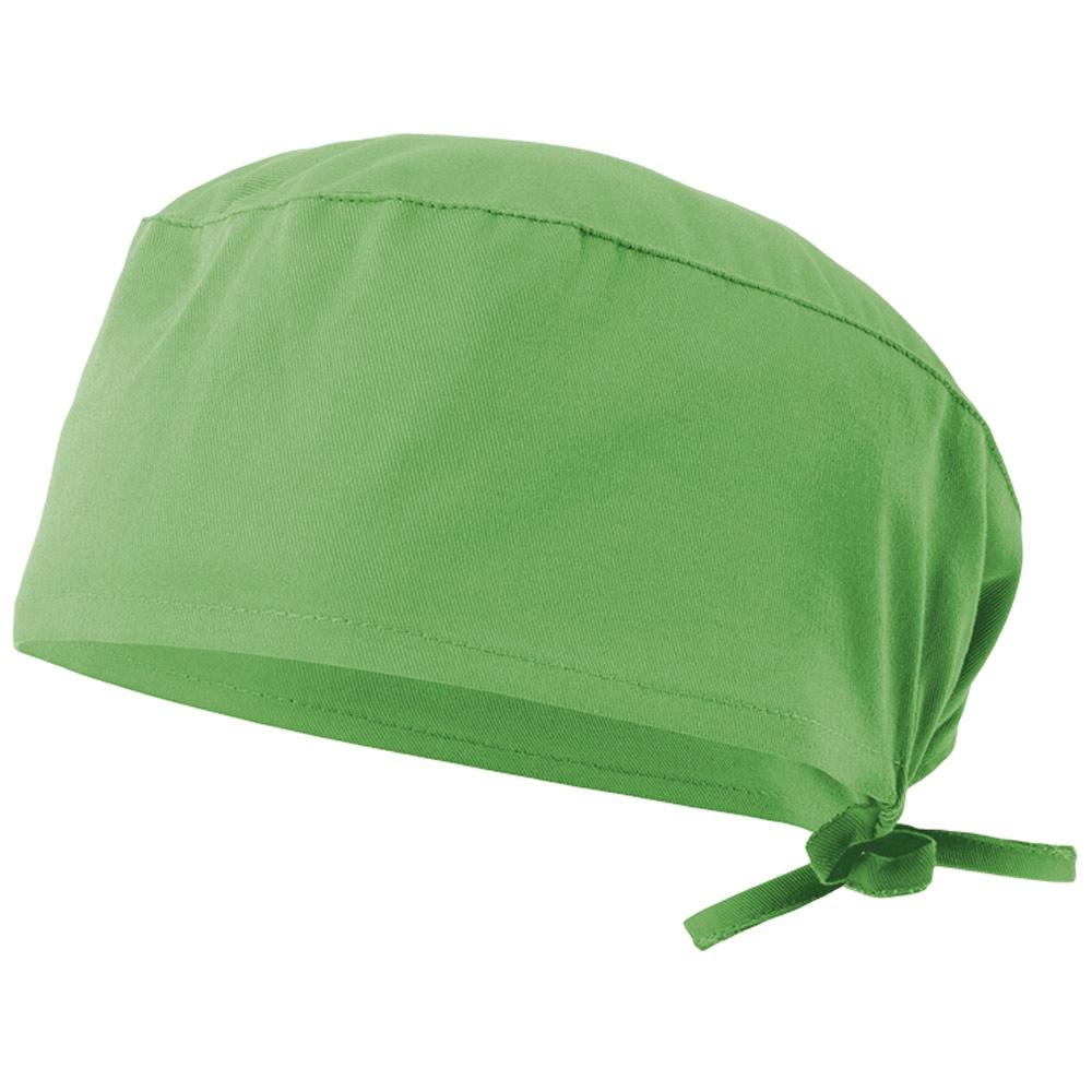 VL ENLIL. Șapcă sanitară din twill (190g/m²), din bumbac (35%) și poliester (65%) Verde lime