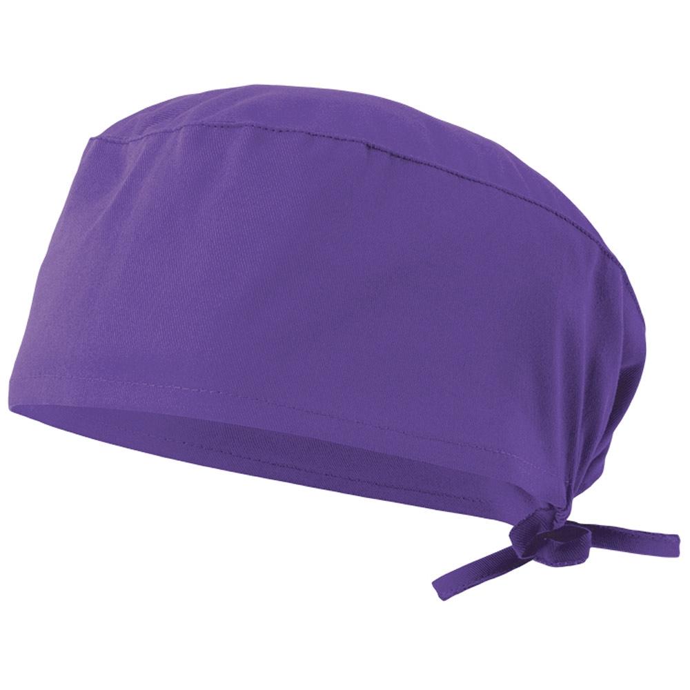 VL ENLIL. Șapcă sanitară din twill (190g/m²), din bumbac (35%) și poliester (65%) Liliac