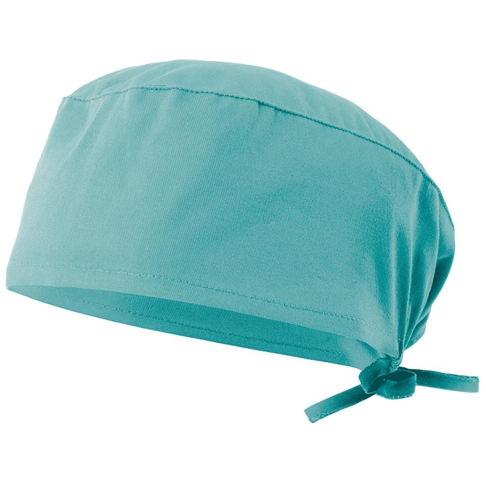 VL ENLIL. Șapcă sanitară din twill (190g/m²), din bumbac (35%) și poliester (65%) Albastru turcoaz