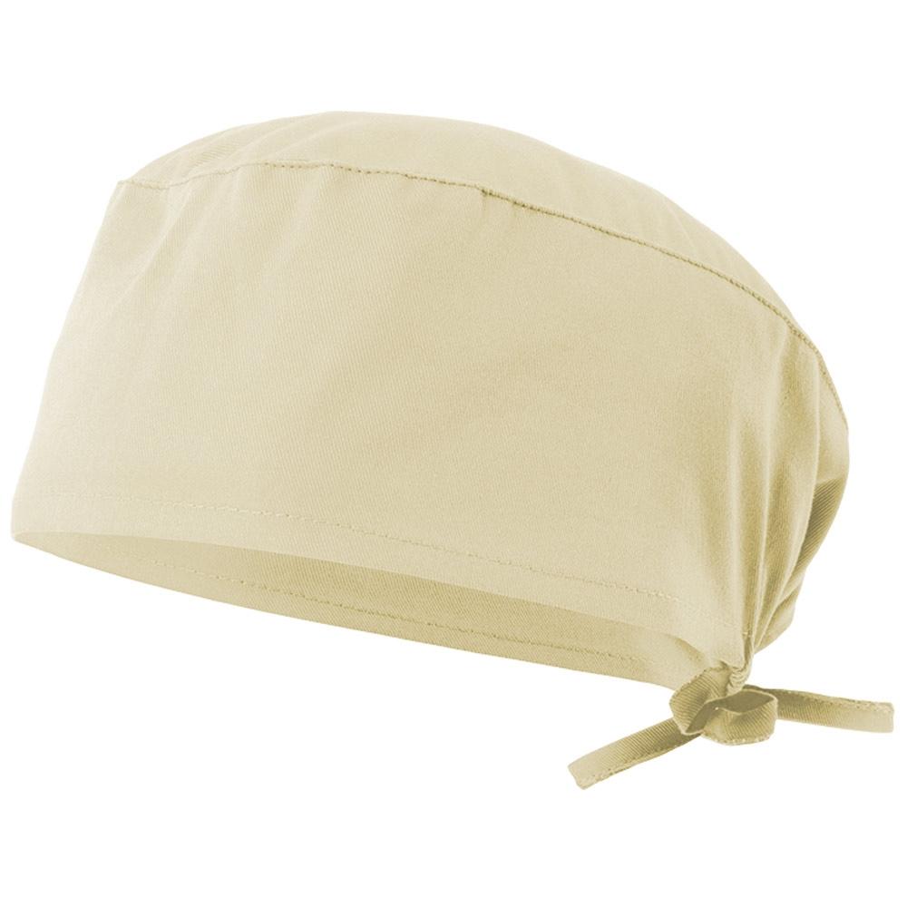 VL ENLIL. Șapcă sanitară din twill (190g/m²), din bumbac (35%) și poliester (65%) Galben pastelat