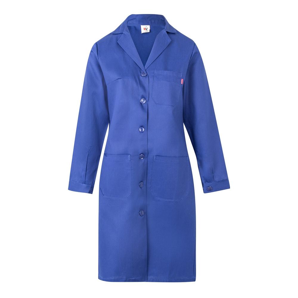 VL RAMA. Halat cu mânecă lungă din twill (175g/m²), din twill de bumbac (35%) și poliester (65%) Albastru Royal